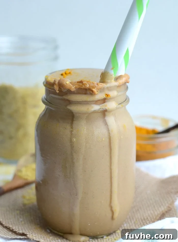 Vegan Peanut Butter Cup Protein Shake