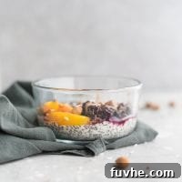 Vegan Coconut Chia Pudding Bowls - Running on Real Food