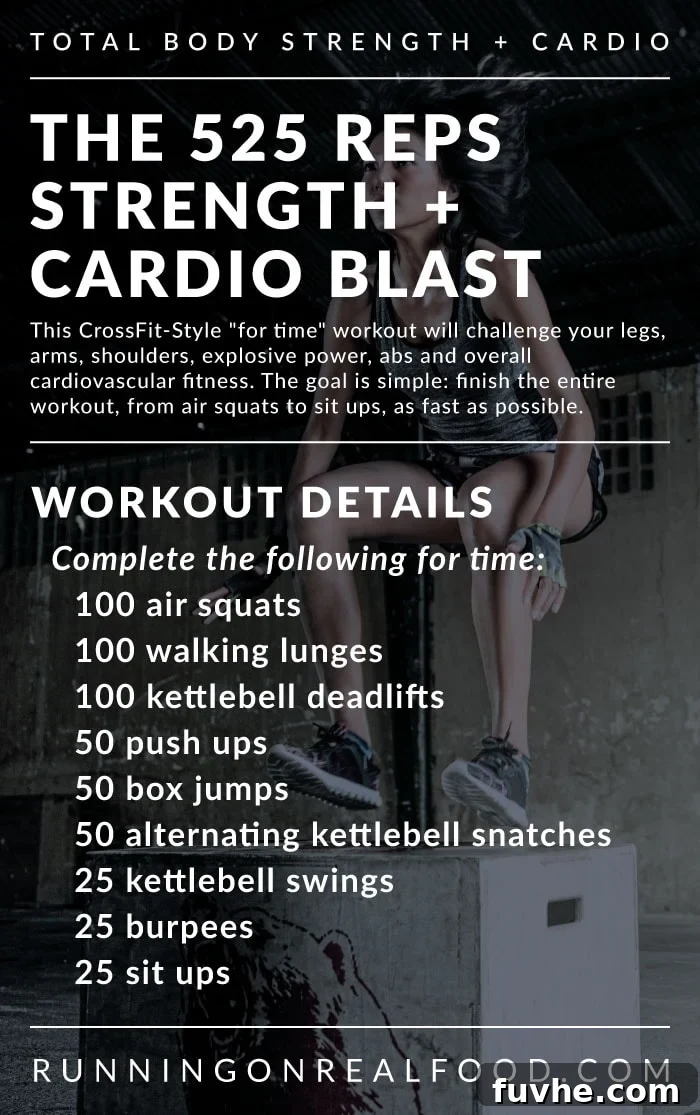 Total Body Sculpt and Burn 2 Athlete performing a total body strength and cardio workout with a kettlebell and box.