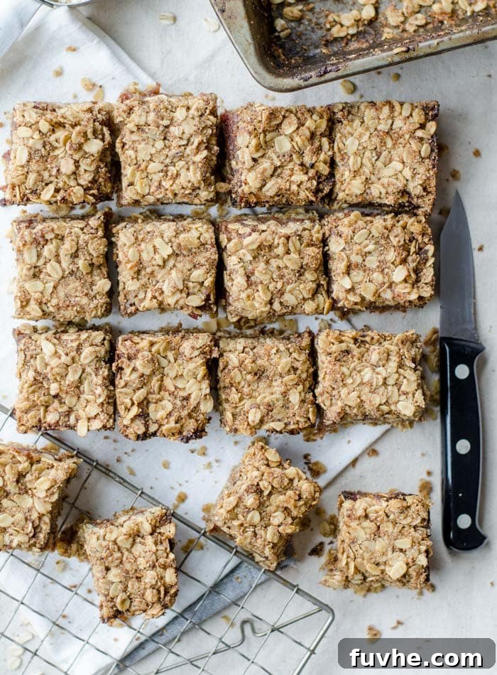 Perfectly baked Gluten-Free Vegan Date Squares, golden and inviting.