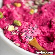 Oil-Free Healthy Beet Hummus