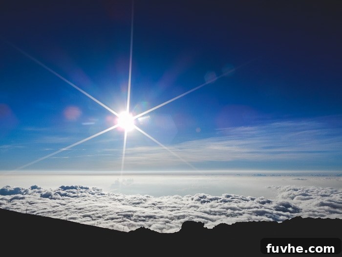 Unforgettable Maui Experiences 31 Sunset on Haleakala Crater, Maui - Running on Real Food