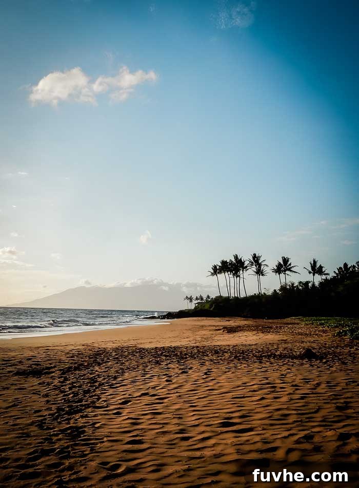 Unforgettable Maui Experiences 34 Sunset on Poolenalena Beach in Kihei - Running on Real Food