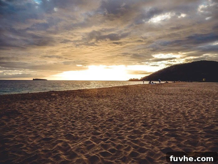 Unforgettable Maui Experiences 36 Sunset at Makena Beach on Maui - Running on Real Food