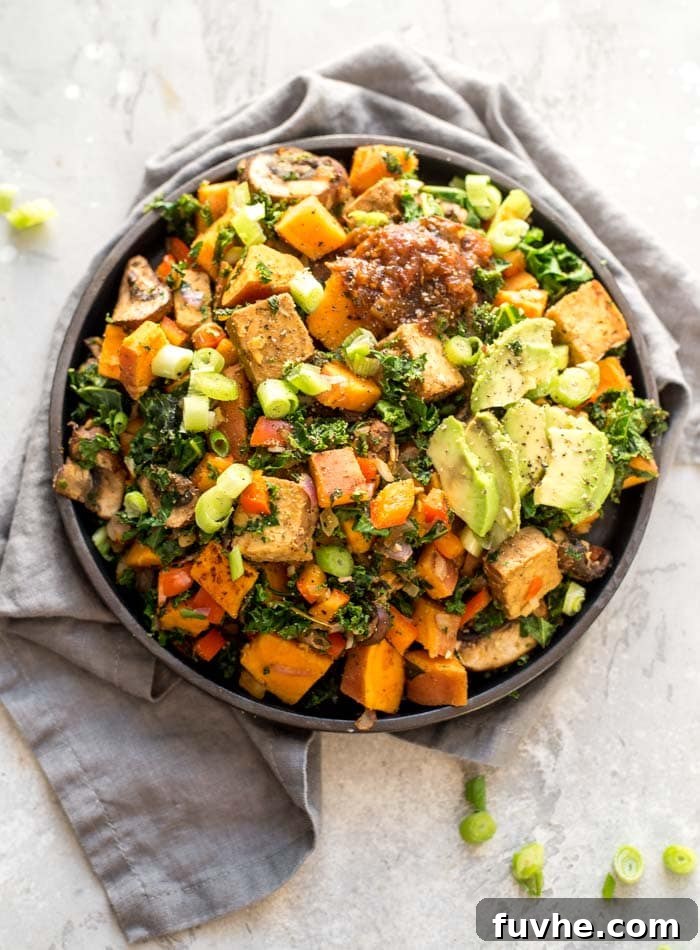 Easy Vegan Sweet Potato Hash Recipe - Running on Real Food