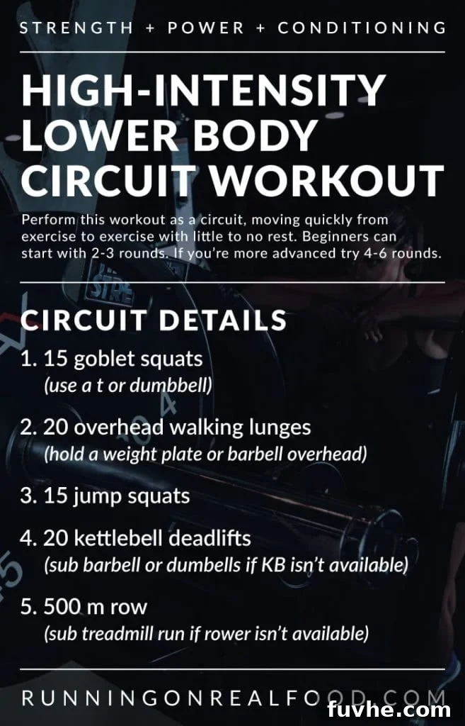 Explosive Lower Body Circuit 2 High-Intensity Lower Body Circuit Training Workout