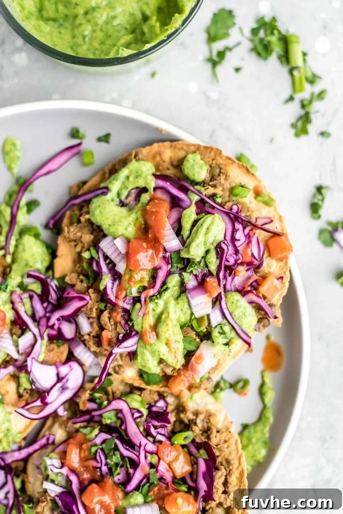Spiced Lentil Tostadas 5 Healthy Vegan Lentil Tostadas Recipe - Delicious & Nutritious
