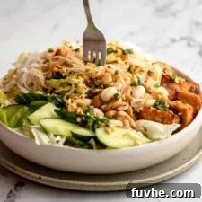 Vermicelli Noodle Salad with Tofu