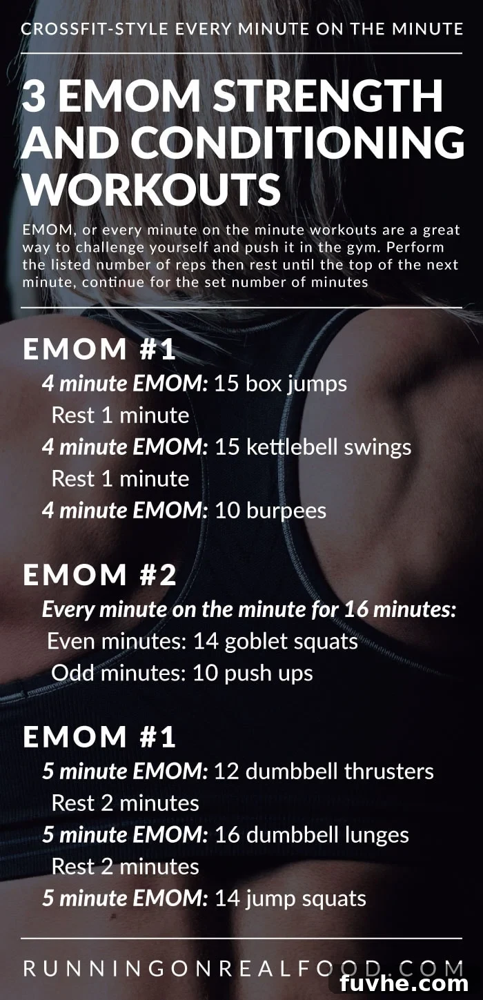 3 CrossFit EMOM Workouts for Conditioning and Total Body Strength