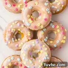 Baked Vegan Donuts with Glaze