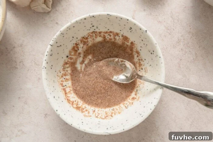 Ground flaxseed mixed with water in a small dish to form a gel-like flax "egg".