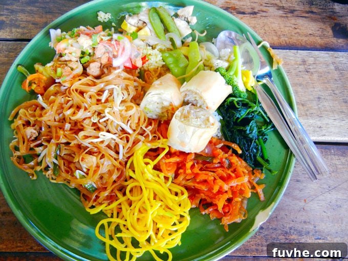 Delicious Vegetarian Lunch at Elephant Nature Park