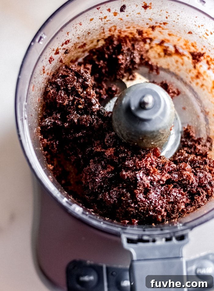 Deliciously Simple No Bake Granola Bars 4 Bblended raisins in a food processor.