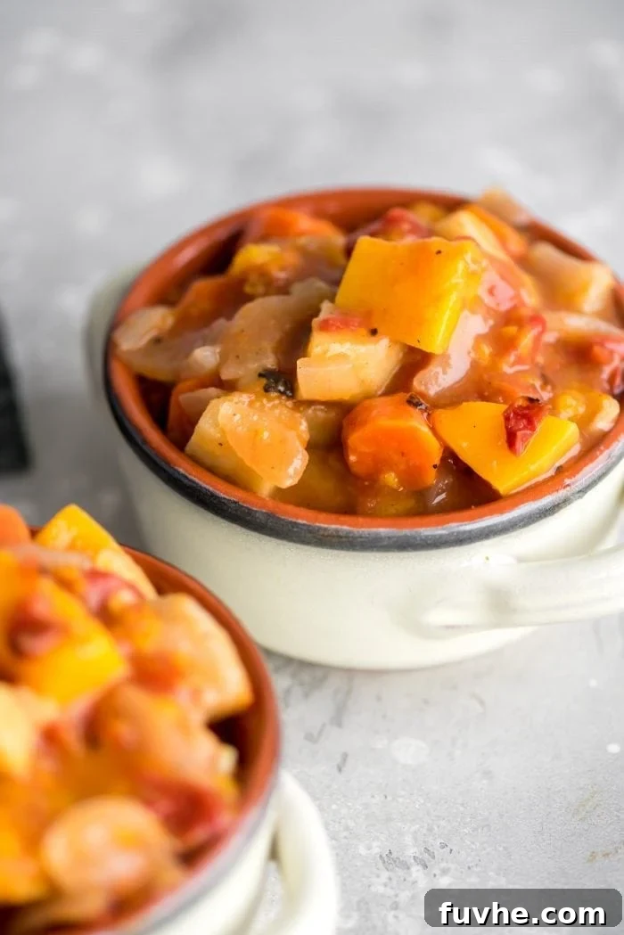 Wholesome Slow Cooker Garden Stew 3 Slow Cooker Vegan Vegetable Stew - Running on Real Food