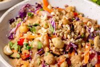 Zesty Thai Peanut Quinoa Bowl